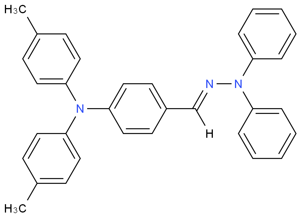 N-[4-[(diphenylhydrazinylidene)methyl]phenyl]-4-methyl-N-(4-methylphenyl)aniline
