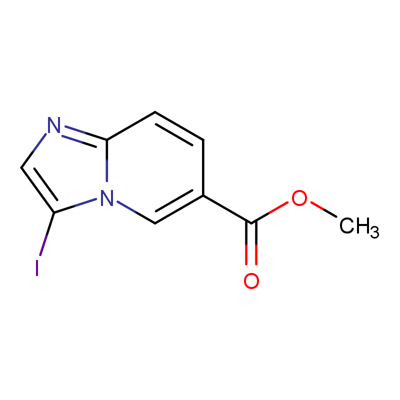 3-碘咪唑并[1,2-A]吡啶-6-羧酸甲酯 CAS号:460087-82-5科研及生产专用 高校及研究所支持货到付款