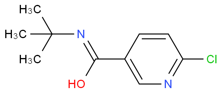 6-氯烟酰叔丁胺化学结构式
