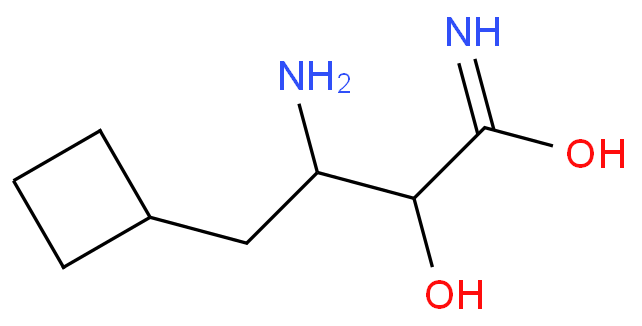 Cyclobutanebutanamide, β-amino-α-hydroxy-  