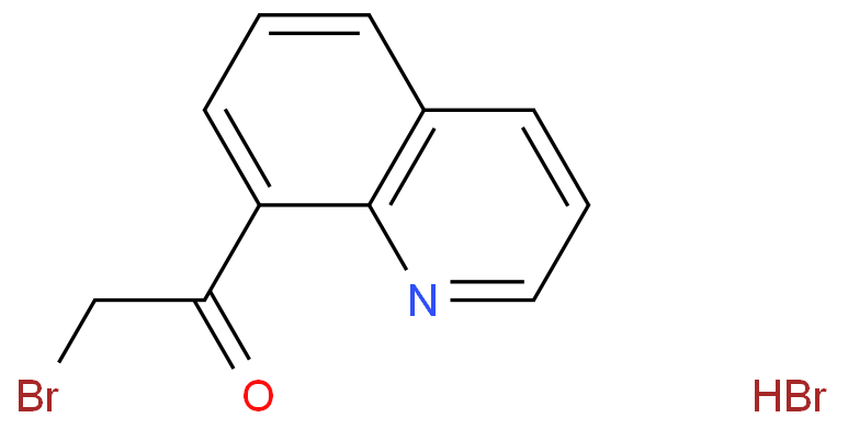2-bromo-1-quinolin-8-ylethanone;hydrobromide
