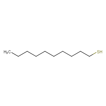 1-癸硫醇化学结构式