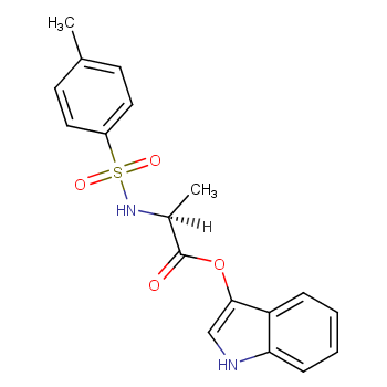 N-Tosyl-L-alanine 3-indoxyl ester cas :75062-54-3  