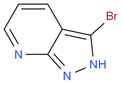3-溴-1H-吡唑并[3,4B]吡啶化学结构式