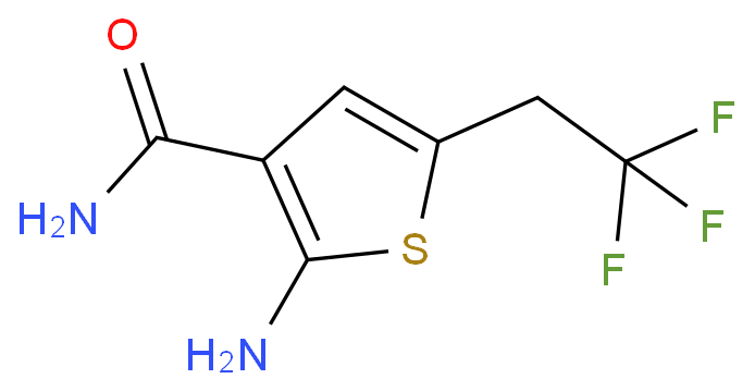 2-氨基-5-(2,2,2-三氟乙基)噻吩-3-甲酰胺/1628317-82-7