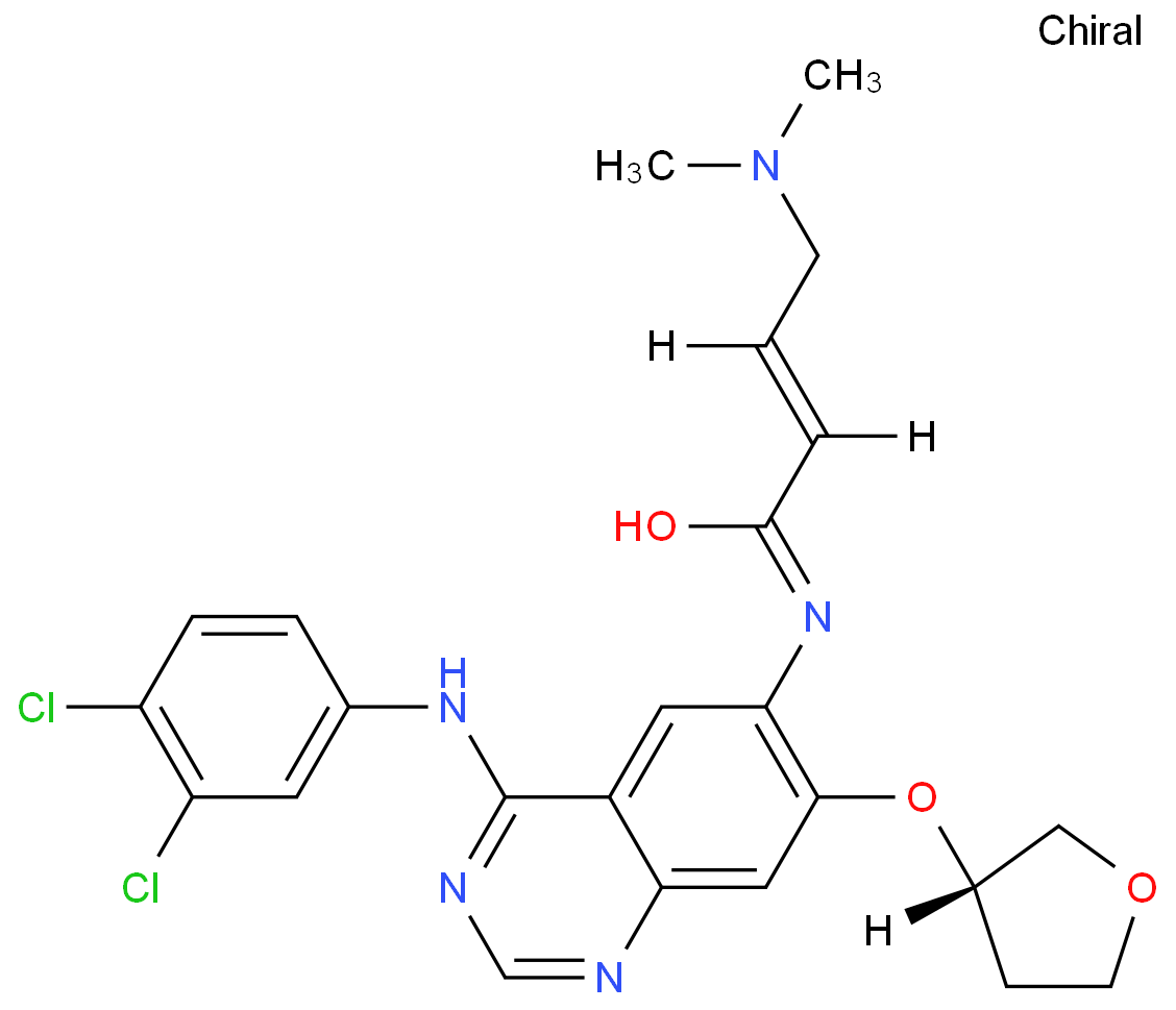 (S,E)-N-(4-((3,4-二氯苯基)氨基)-7-((四氫呋喃-3-基)氧基)喹唑啉-6-基)-4-(二甲氨基)丁-2- 烯酰胺(阿法替尼雜質(zhì))