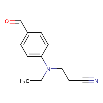 3-(N-ethyl-4-formylanilino)propanenitrile
