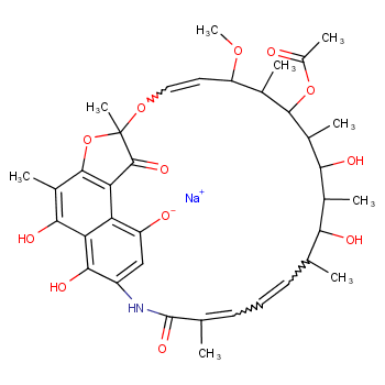Rifamycin Sodium structure