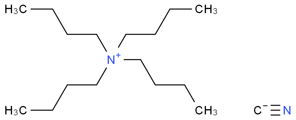 氰化四丁基铵化学结构式