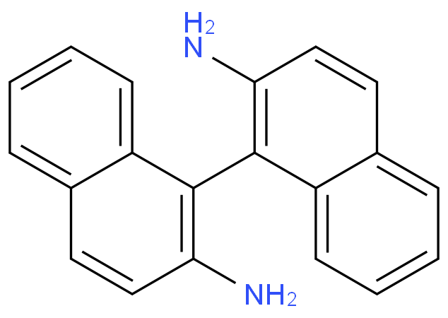 4488-22-6 (R)-(+)-1,1'-联-2-萘胺 结构式图片
