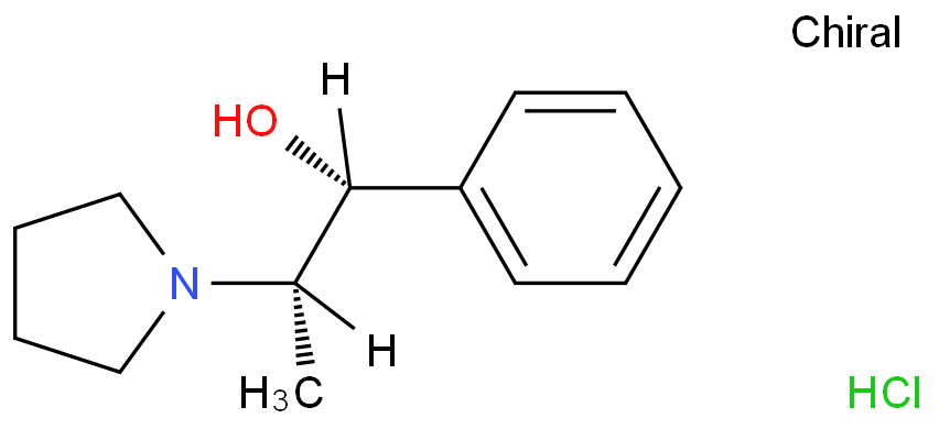 (1R,2S)-1-Phenyl-2-(1-pyrrolidinyl)propan-1-ol hydrochloride  