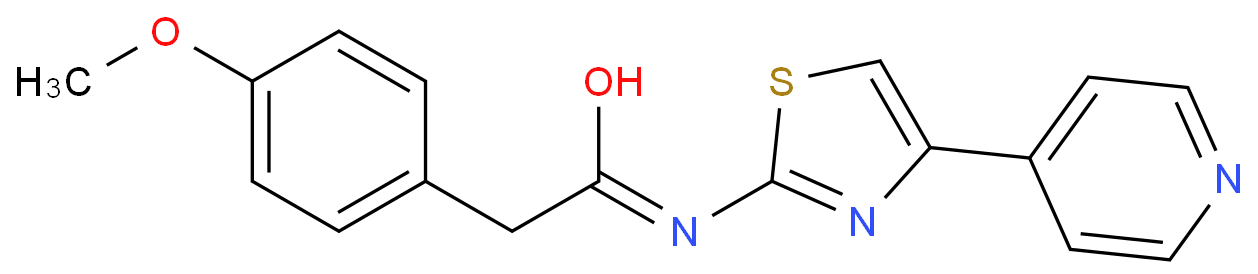 2-(4-甲氧基苯基)-N-(4-(吡啶-4-基)噻唑-2-基)乙酰胺/692869-38-8