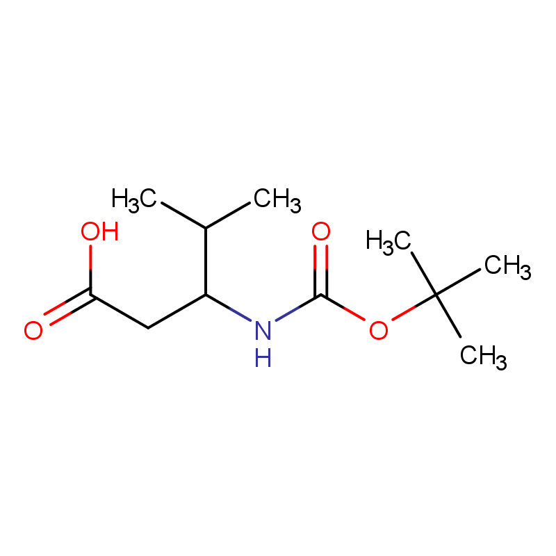 3-(BOC-氨基)-4-甲基戊酸 CAS号:248924-39-2科研及生产专用 高校及研究所支持货到付款