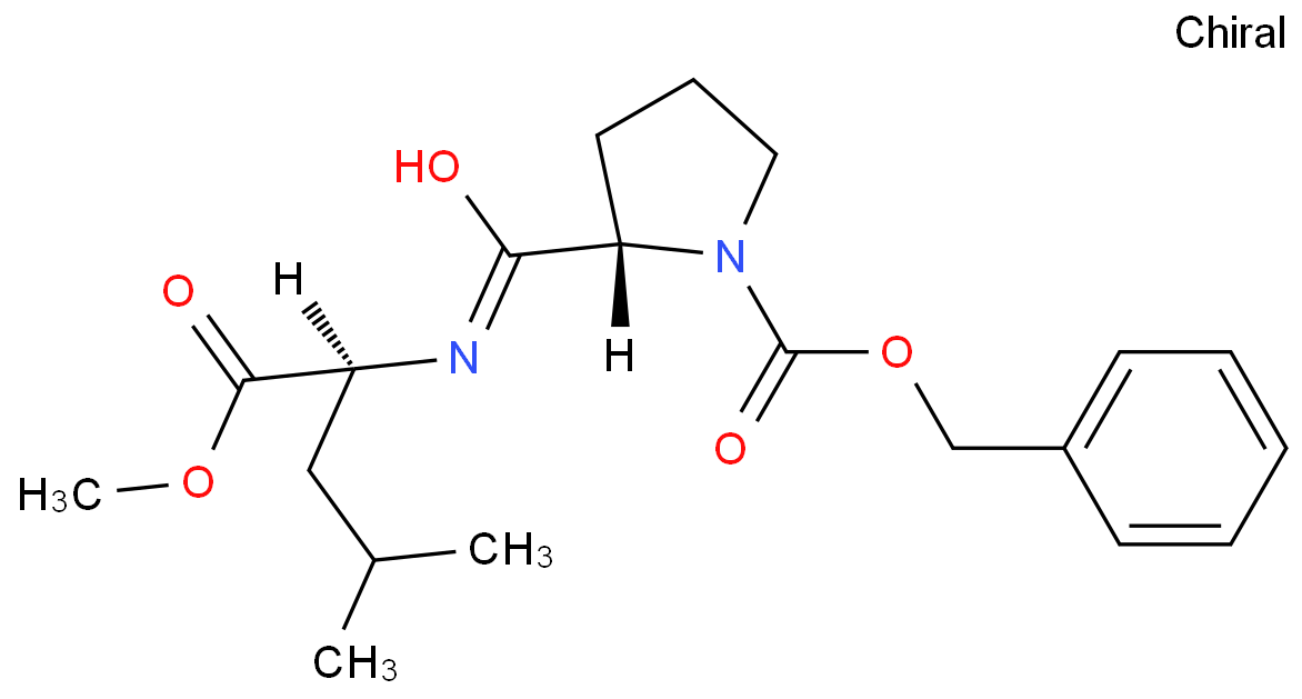 Cbz-Pro-Leu-OMe structure