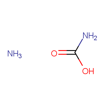 氨基甲酸铵化学结构式
