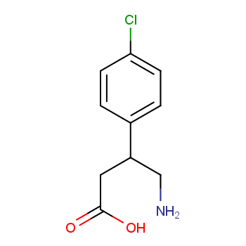 Baclofen structure
