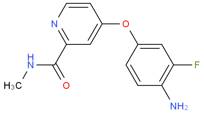 4-(4-氨基-3-氟苯氧基)-N-甲基吡啶-2-甲酰胺  产品图片