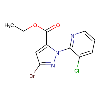 3-溴-1-(3-氯-2-吡啶)-1H-吡唑-5-羧酸乙酯