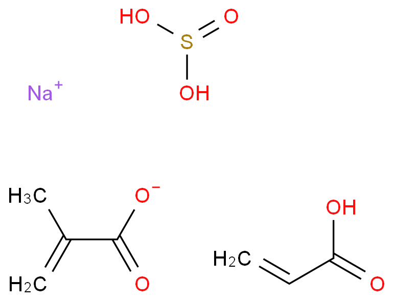 2-Methyl-2-propenoic acid telomer with 2-propenoic acid and sodium hydrogen sulfite, sodium salt