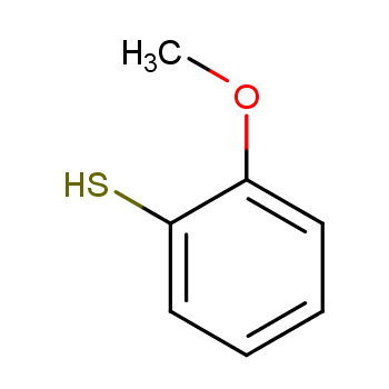 2-甲氧基苯硫酚化学结构式