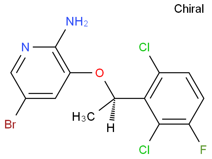 摆5-溴-3-摆(1搁)-(2,6-二氯-3-氟苯基)乙氧基闭吡啶-2-基闭胺/877399-00-3