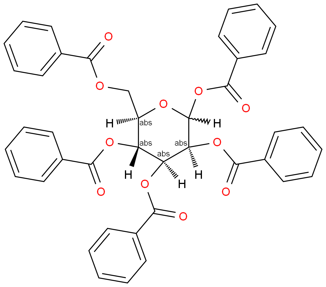 1,2,3,4,6-五-O-苯甲酰基-D-吡喃甘露糖 CAS 号:96996-90-6 科研实验 优势供应