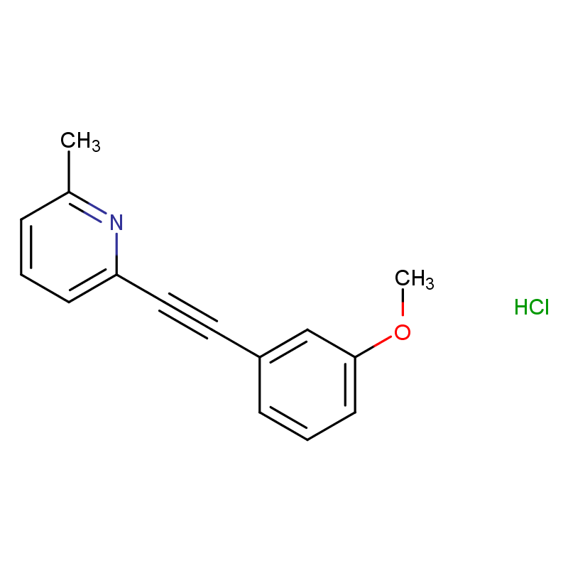 [Perfemiker]2-((3-甲氧基苯基)炔基)-6-甲基吡啶盐酸盐,98%