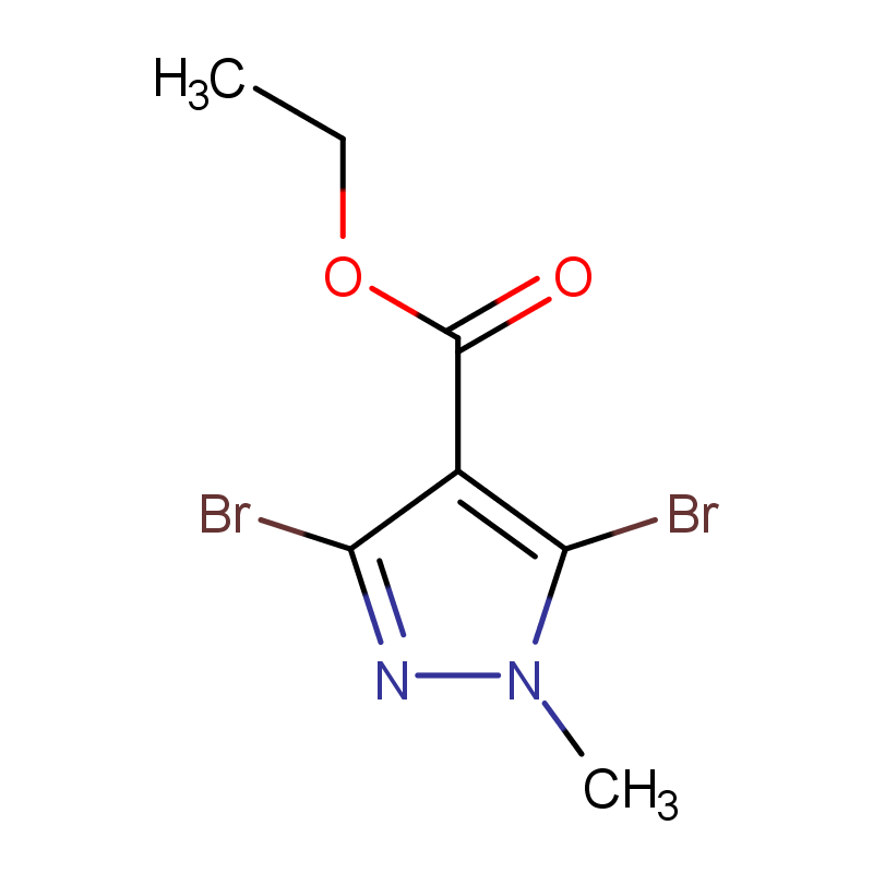 3,5-二溴-1-甲基-1H-吡唑-4-羧酸乙酯 CAS号:1017802-88-8科研及生产专用 高校及研究所支持货到付款