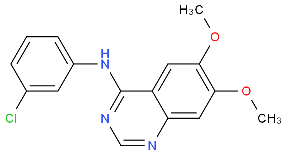 N-(3-chlorophenyl)-6,7-dimethoxyquinazolin-4-amine