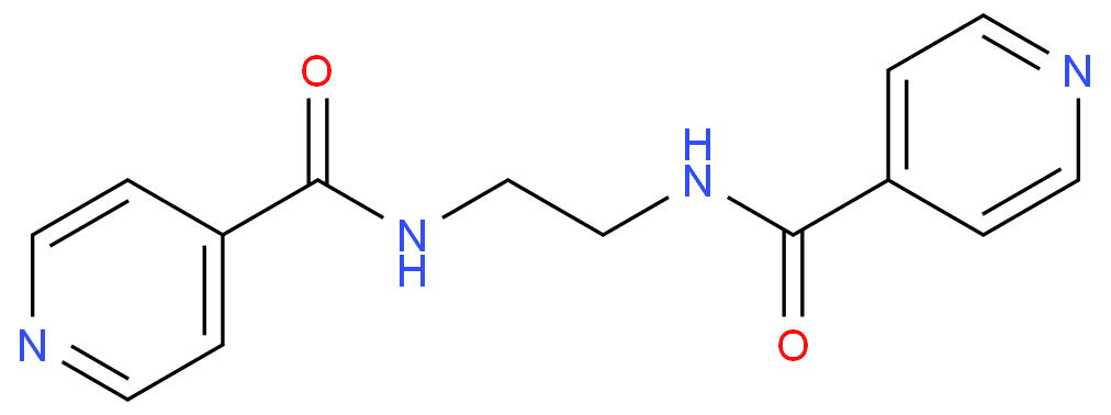 N-[2-(吡啶-4-羰基氨基)乙基]吡啶-4-甲酰胺 CAS号:6631-22-7科研及生产专用 高校及研究所支持货到付款