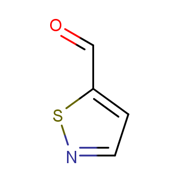 异噻唑-5-甲醛化学结构式