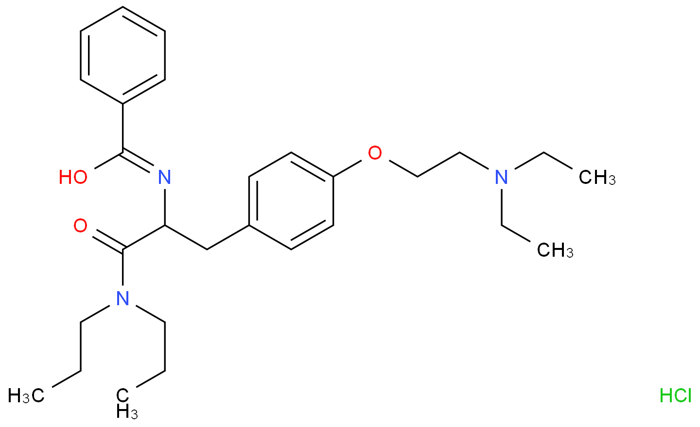盐酸替罗酰胺化学结构式