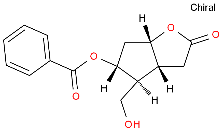 (3ar,4s,5r,6as)-5-(苯甲酰氧基)-六氢-4-(羟甲基)-2h-环戊并[b]呋喃-2-酮