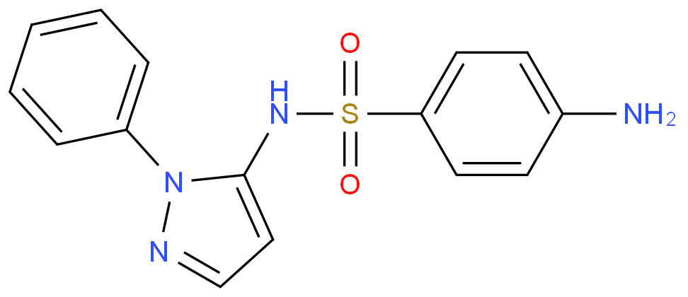 Benzenesulfonamide,4-amino-N-(1-phenyl-1H-pyrazol-5-yl)-  