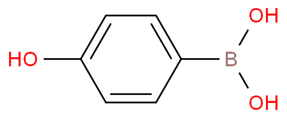 4-羟基苯硼酸化学结构式