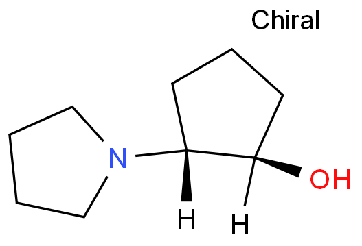 Cyclopentanol, 2-(1-pyrrolidinyl)-, trans- (8CI,9CI)