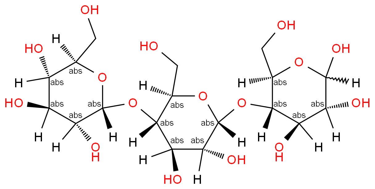麦芽三糖化学结构式