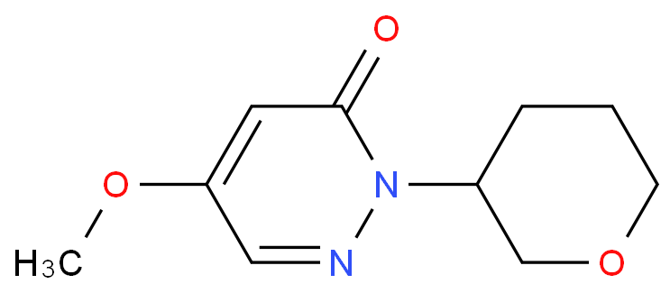 5-methoxy-2-(tetrahydro-2H-pyran-3-yl)pyridazin-3(2H)-one  