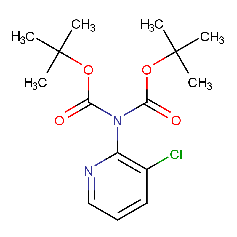 2-(二-BOC-氨基)-3-氯-吡啶 CAS号:1562232-96-5科研及生产专用 高校及研究所支持货到付款