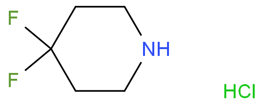 4,4-二氟哌啶盐酸盐化学结构式