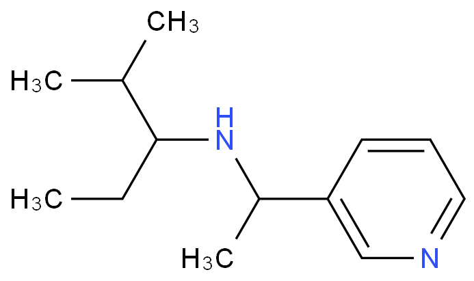 2-Methyl-N-(1-pyridin-3-ylethyl)pentan-3-amine