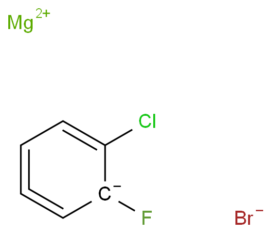 4-氯-3-氟苯基溴化镁化学结构式