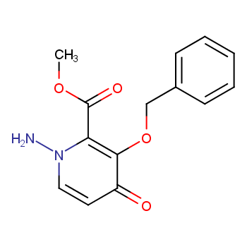 1-氨基-3-(苄氧基)-4-氧代-1,4-二氢吡啶-2-羧酸甲酯 产品图片
