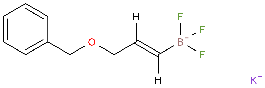 (E)-3-(苄氧基)丙-1-烯基三氟硼酸钾CAS：1440548-66-2 产品图片