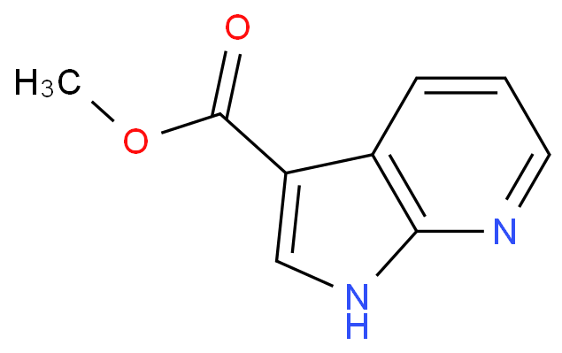 1H-吡咯并[2,3-B]吡啶-3-羧酸甲酯化学结构式