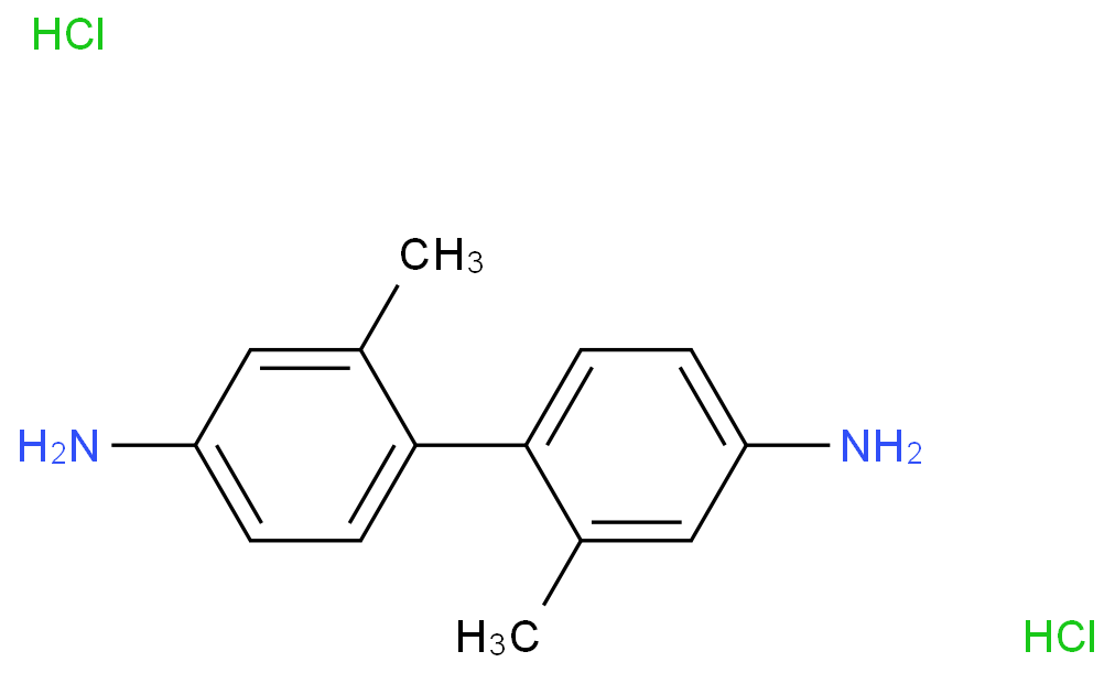 [1,1'-Biphenyl]-4,4'-diamine,2,2'-dimethyl-, hydrochloride (1:2)  