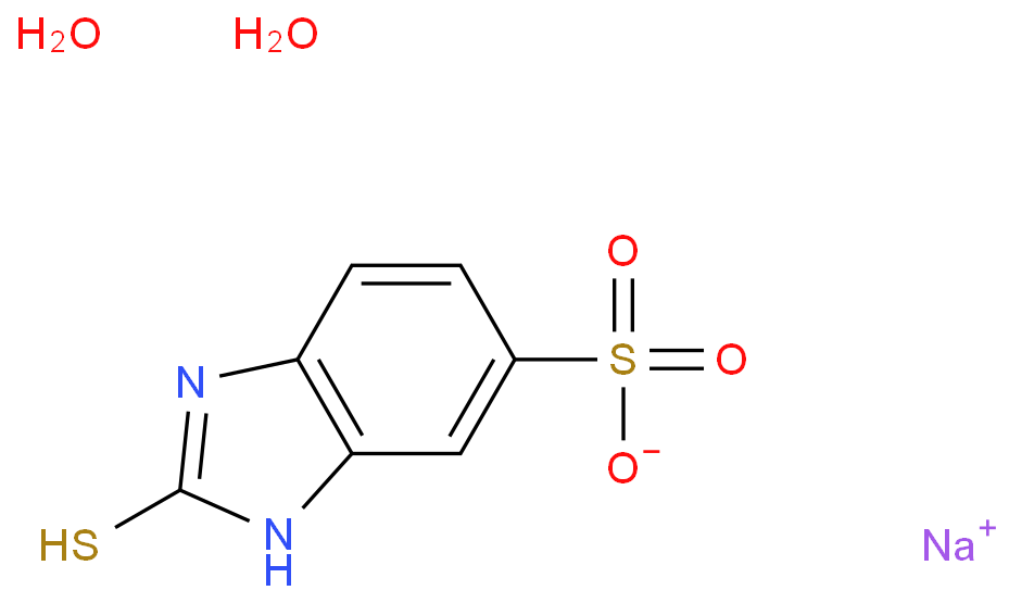 2-巯基苯并咪唑-5-磺酸钠二水合物