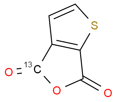 <3-13CO<-2,3-thiophenedicarboxylic acid anhydride|(3-13CO)-2,3-thiophenedicarboxylic acid anhydride