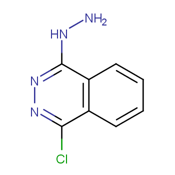 1-氯-4-肼基酞嗪化学结构式