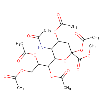 2,4,7,8,9-五-O-乙酰-N-乙酰神经氨酸甲酯 CAS 号:73208-82-9 科研实验 优势供应